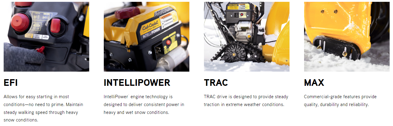 scrrenshot-options-for-cub-cadet-snow-blowers