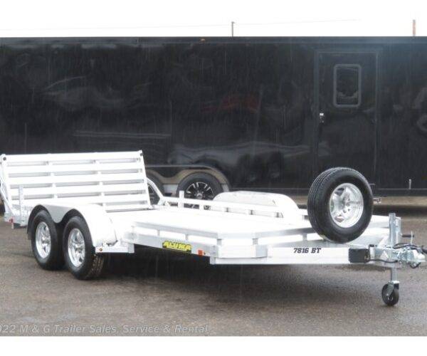 2022 Aluma 7816TAELBTTRRTD Utility Trailer McMichael's Equipment